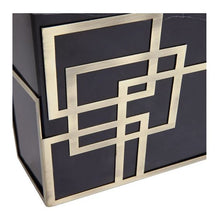 Load image into Gallery viewer, Black &amp; Gold Geo - Table Lamp
