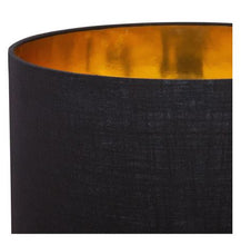 Load image into Gallery viewer, Black Linen - Table Lamp
